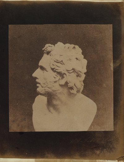 De buste van Patroclus door William Henry Fox Talbot